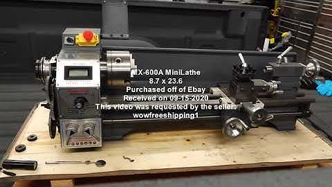 Problems with 8.7" x 23.6" MX-600A MiniLathe