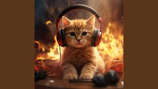 Firelight Feline Dreams