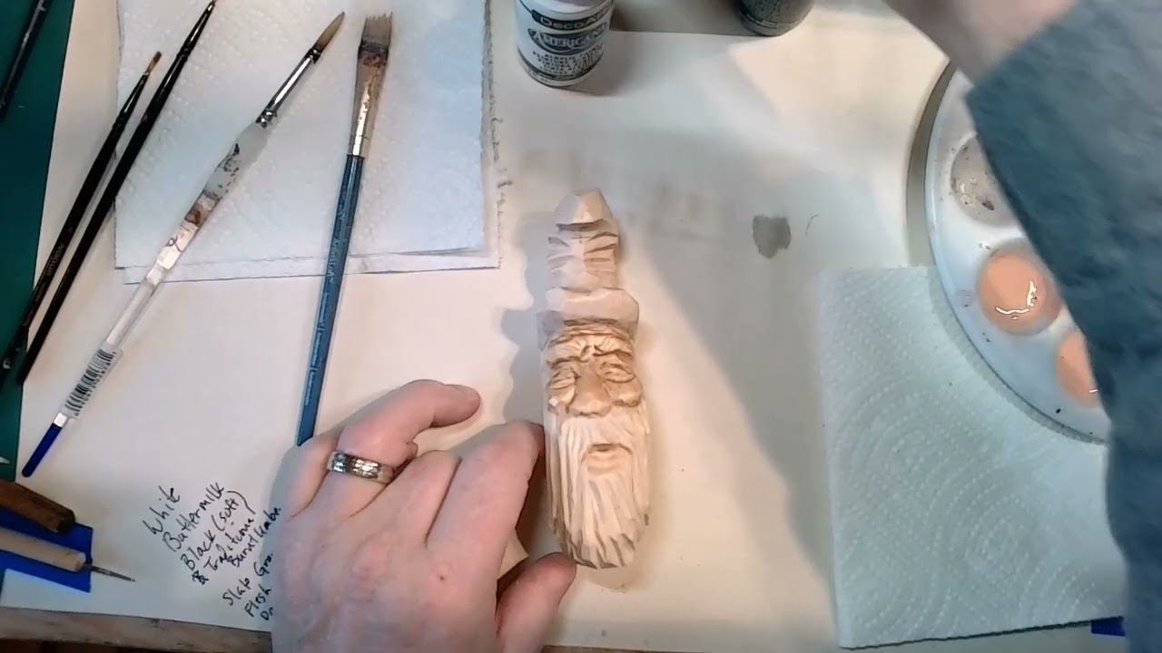 Видео «Вырезание изображения на полке», часть 4 — Живопись