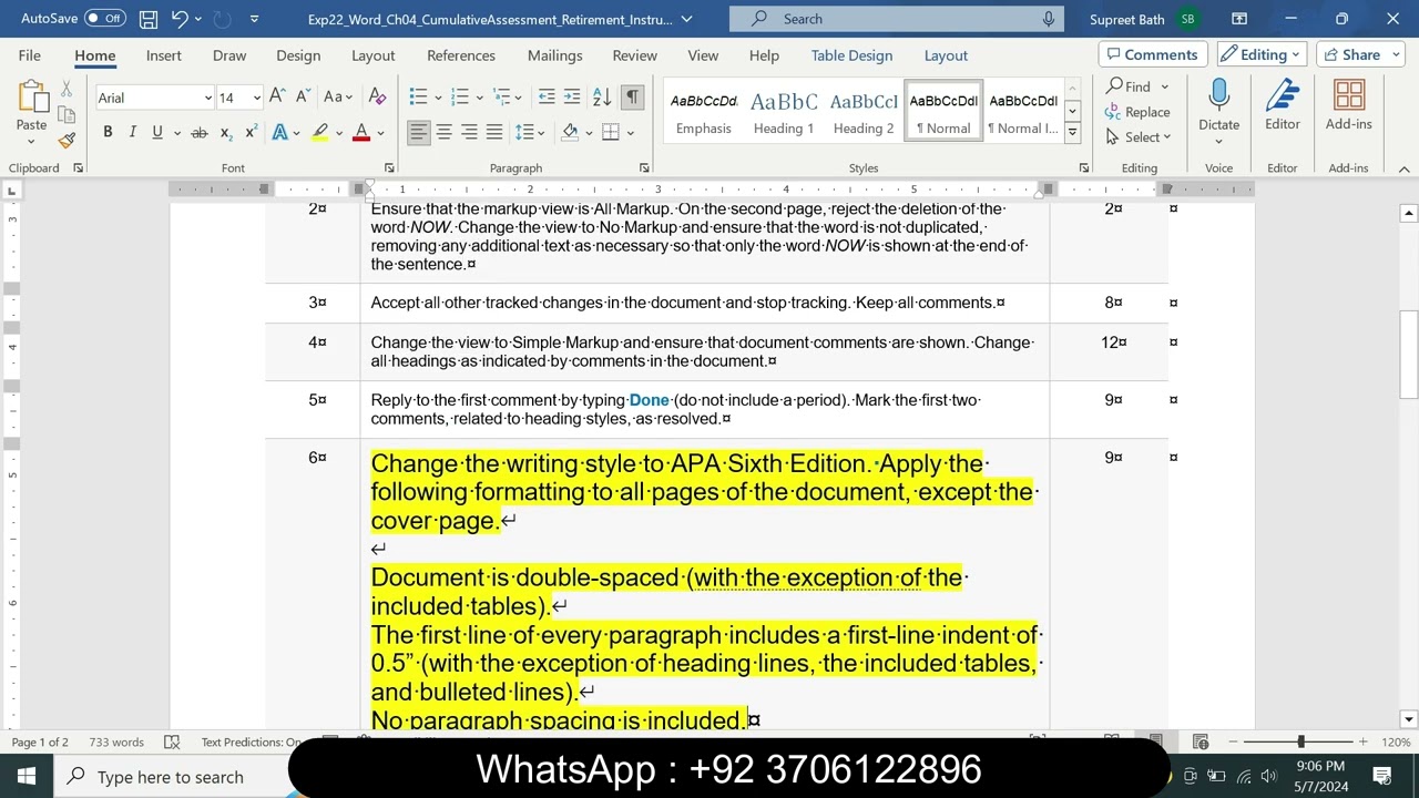 Exp22_Word_Ch04_CumulativeAssessment_Retirement | Exp22 Word Ch04 CumulativeAssessment Retirement