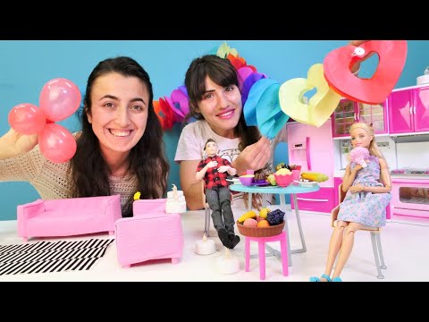 Barbie evlilik yıldönümünü kutluyor! Sevcan ve Ümit ile kız videosu!