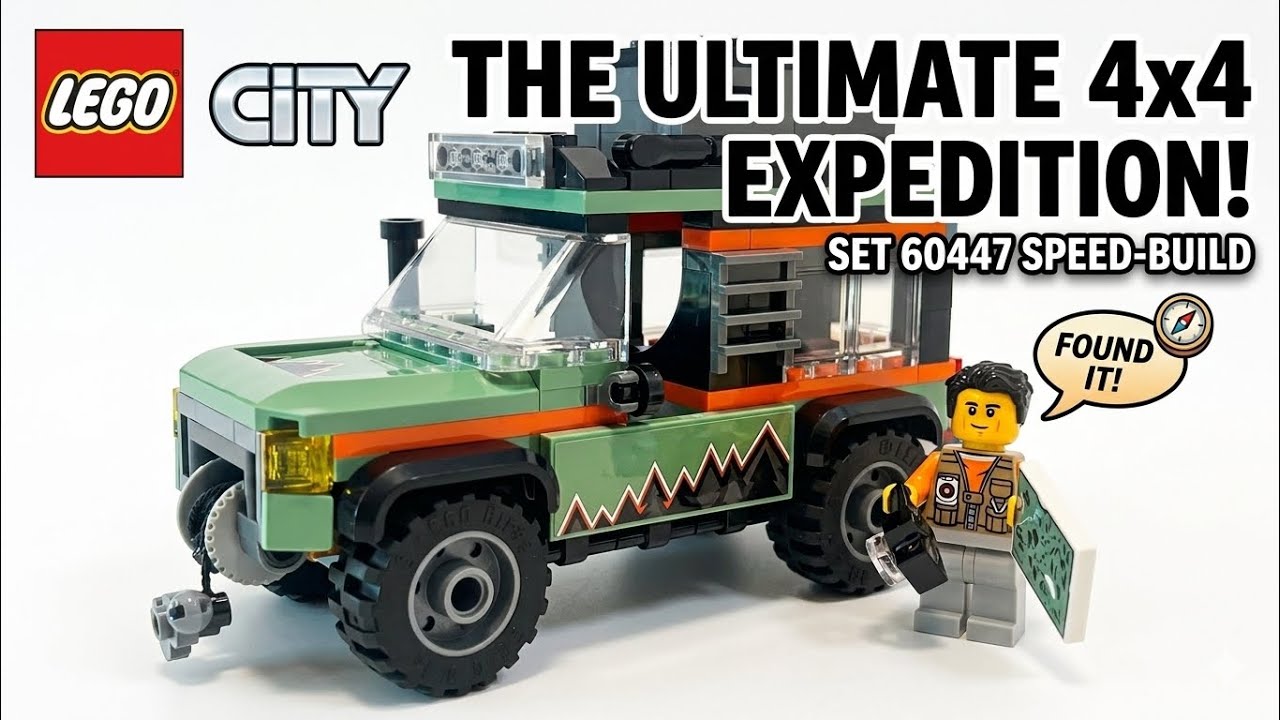 LEGO City 60447 - Off-Road 4x4 Mountain Truck | Full Speed Build