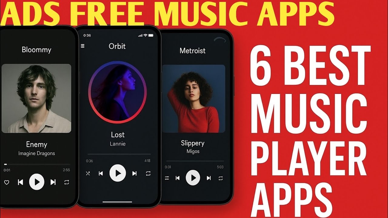 Best Free Music Player Apps for Android 2025 | Offline & Ad-Free - YouTube