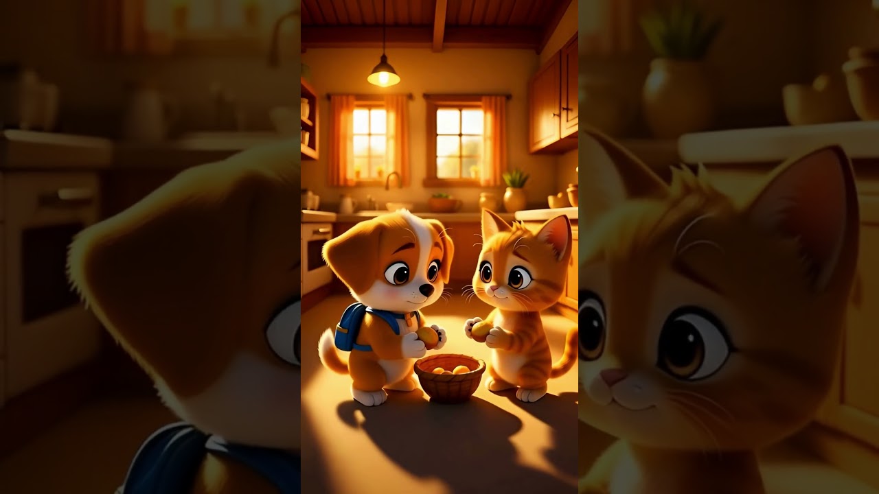 The Cutest First Meeting! Puppy and Kitten Become Best Friends