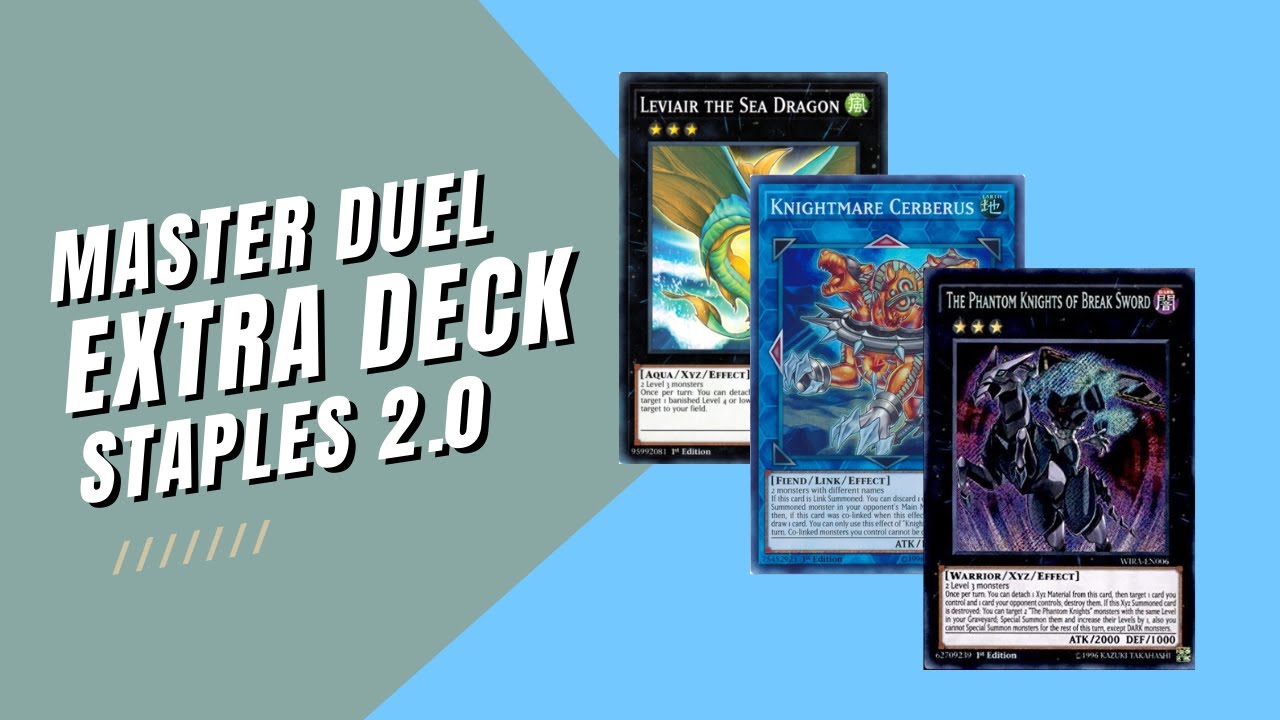 yugioh extra deck staples The Best Yu-Gi-Oh! Extra Deck Staples FandomSpot