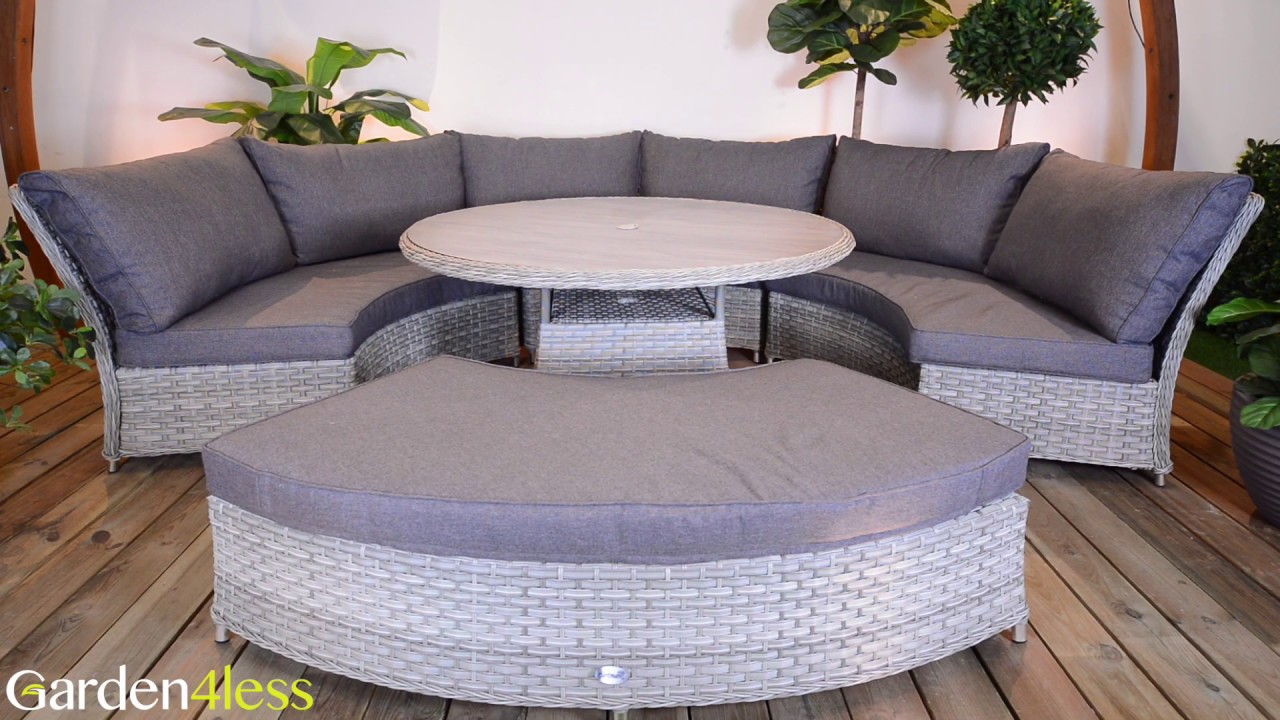 Hartman Heritage Grand Round Garden Furniture Set A Closer Look At Youtube
