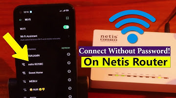 How To Connect Wifi Without Password With Netis Router, Netis Router Wps Connect, Netis WPS Button