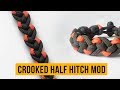 Браслет из паракорда Crooked Half Hitch Modified