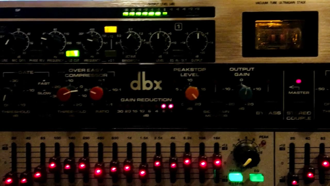 dbx 166 vintage compressor on drum bus 🎛🎚🎵 - YouTube