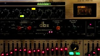 dbx 166 vintage compressor on drum bus 🎛🎚🎵