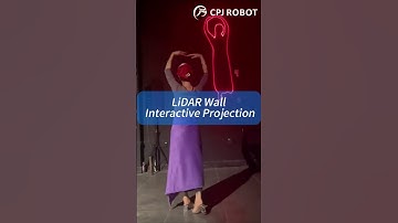 CPJ ROBOT interactive LiDAR projection creates a mesmerizing dance party #lidar