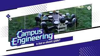 Campus Engineering: Chinese institute develops electric spider robot for rescue, space missions