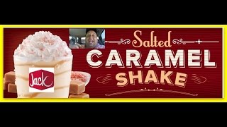 Jack in the Box® Salted Caramel Ice Cream Shake REVIEW!