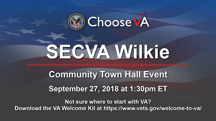 Secretary of Veterans Affairs Robert Wilkie State ...