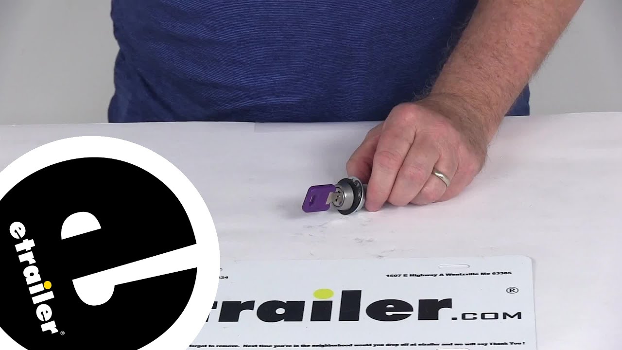 etrailer Review of the Replacement Cam Lock Cylinder for RVs YouTube