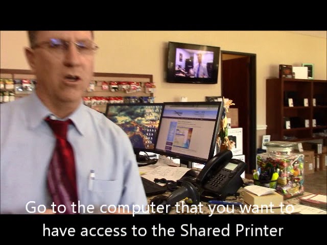 connect one printer to two computers via usb