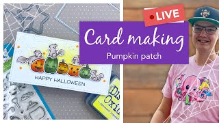 Making a HALLOWEEN card with a FALL theme!