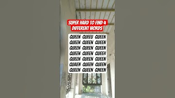 Not so easy, hard to find 4 different #search #find #puzzle #brainteaser