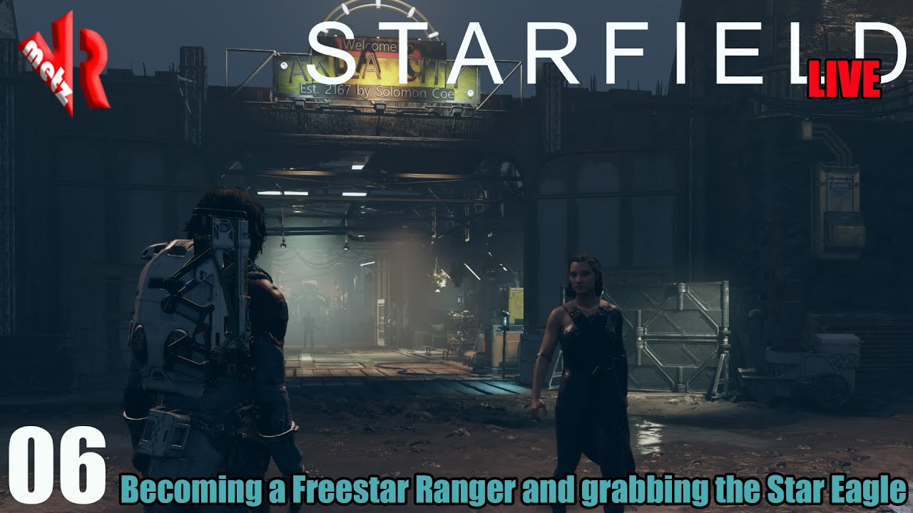 Starfield LIVE! Fresh Playthrough! Episode 6 'Freestar Ranger' - YouTube