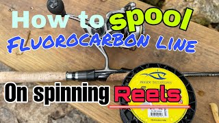 How To Spool Fluorocarbon Line Correctly On A Spinning Reel