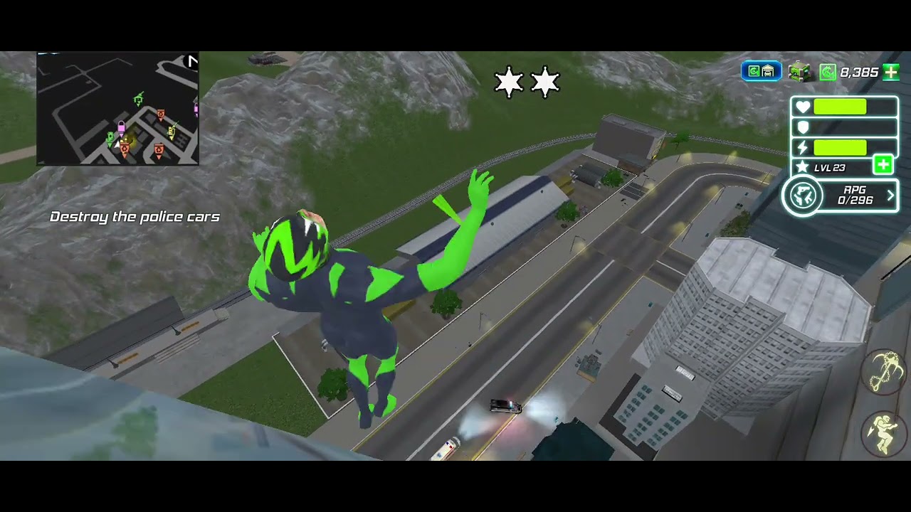 Rope Frog Ninja Hero Game || NEW UPDATE TANK VS ROBOT 