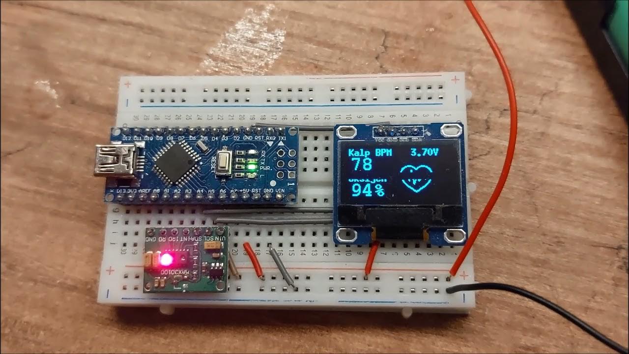 Arduino MAX30100 Pulse Sensor & Oximeter - YouTube