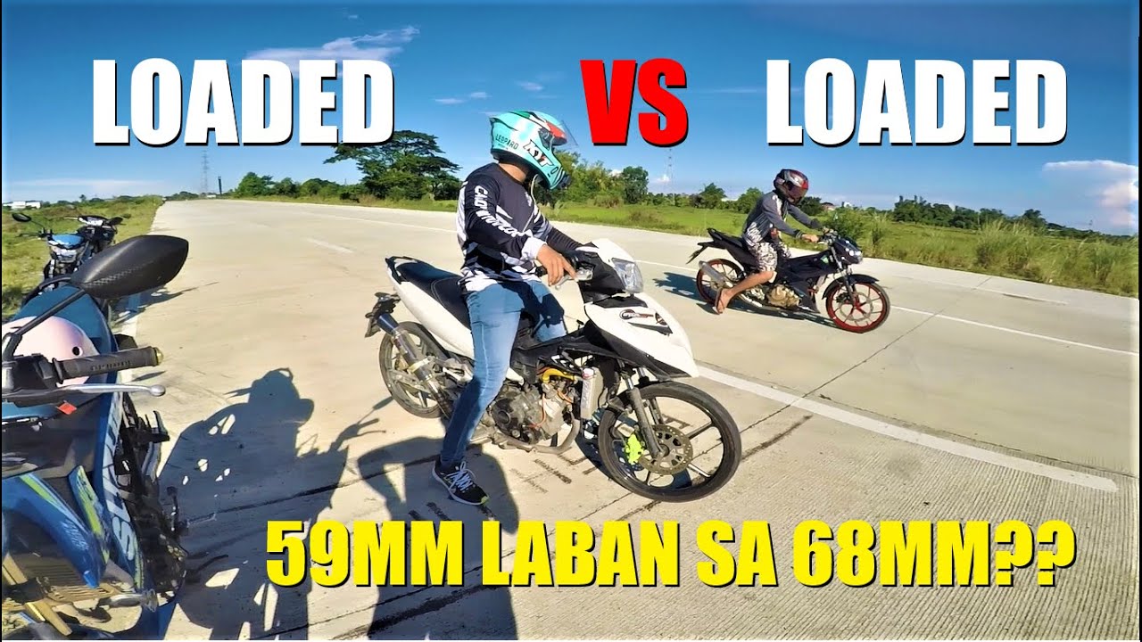 Sniper 150 59mm +8 VS Raider 150 66mm and 68mm