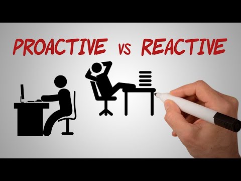 Vidéo: Qu'est-ce Que La Pensée Réactive Et Proactive