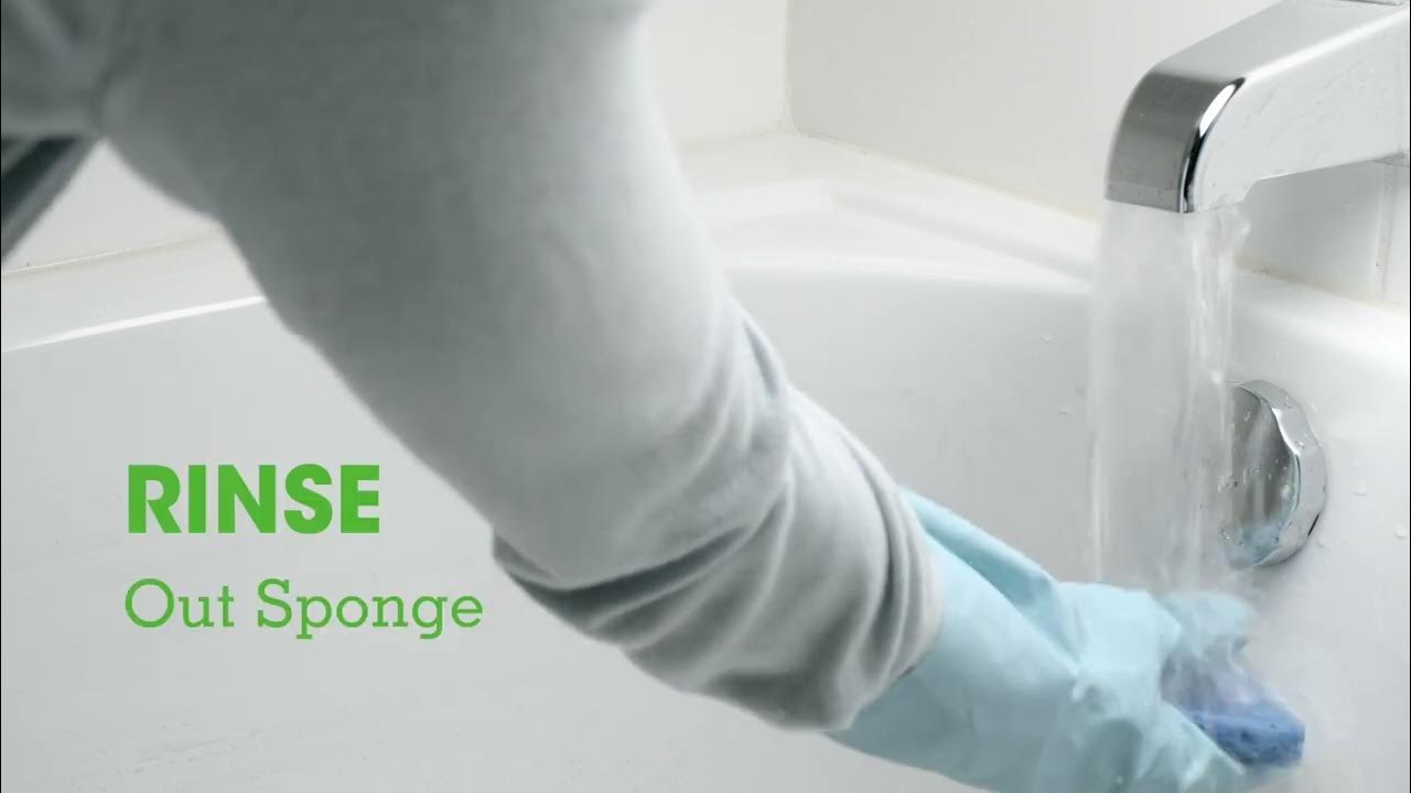 CLR Brands™ How to Clean Your Bathtub Using Brilliant Bath YouTube