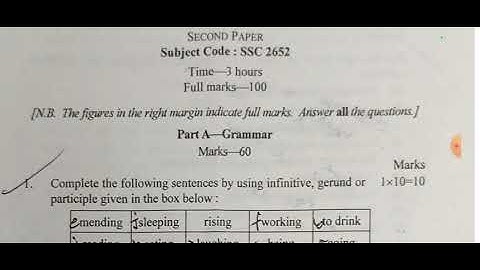 Open University SSC English 2nd board Question 2024,উন্মুক্ত এসএসসি ইংরেজি ২য় বোর্ড প্রশ্ন ২০২৪,SSC