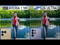 Sony Xperia 1 VIII Vs Samsung Galaxy S26 Ultra Camera Test Comparison