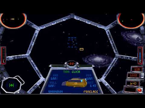 Star Wars: TIE Fighter (PC/DOS) "1-Mission, Hard Difficulty" 1994, LucasArts