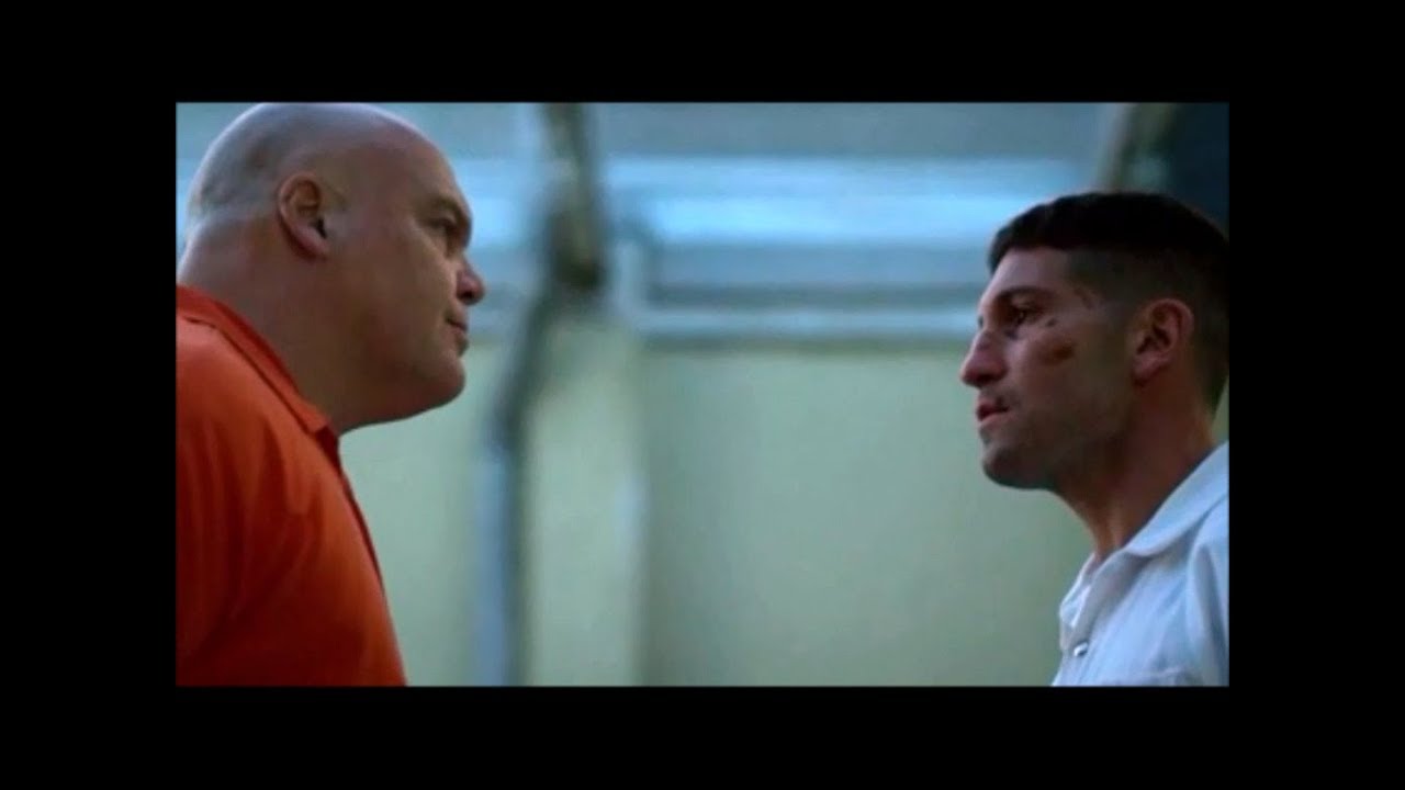 Fisk busca un trato con Frank - The Punisher y kingpin - DAREDEVIL 2X09