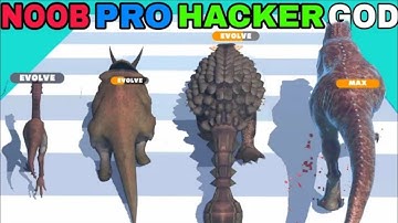 NOOB vs PRO vs HACKER In Dino Run 3D