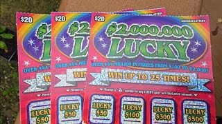 MI Lottery - 🍀🍀3 x $2,000,000 LUCKY🍀🍀 - It's time to change our luck!💲💲💲 Let's go!🔥🔥🔥 #rain 