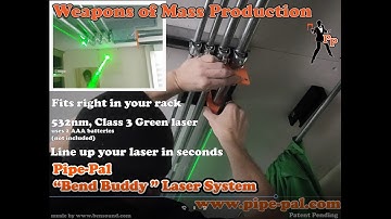 Pipe-Pal v2.1 Conduit Spacers & Bend Buddy Laser System