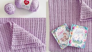 Crochet Lilac Lullaby Baby Blanket Pattern Video Tutorial Crochet Lilac Lullaby Baby Blanket Pattern Video Tutorial