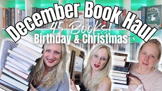 The 45 Books I Got in December 2023 🎁  Birthday and Christmas Book Haul