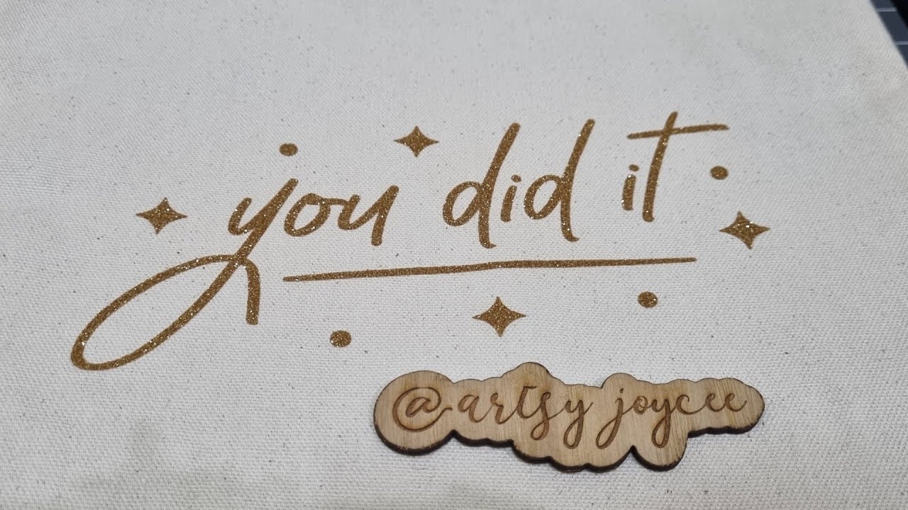 ИДЕЯ ПОДАРКА НА ВЫПУСКНОЙ С ИСПОЛЬЗОВАНИЕМ CRICUT JOY | ХОЛЩОВАЯ СУМКА-ТОУТ