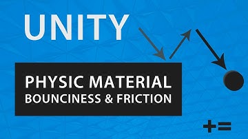 How to Create a Physic Material (Bounciness & Friction) And Apply it to an Object in UNITY 2021
