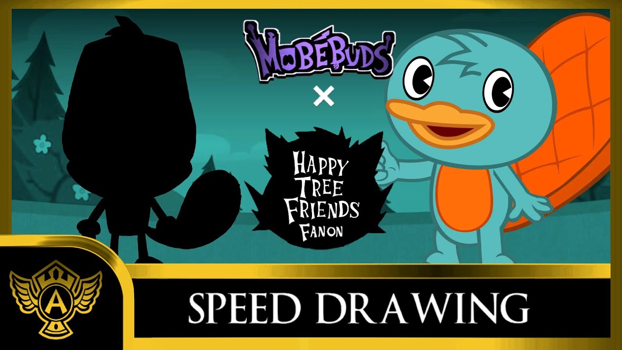 Timelapes Drawing Character: Happy Tree Friends Fanon  - Pelly | MY Style