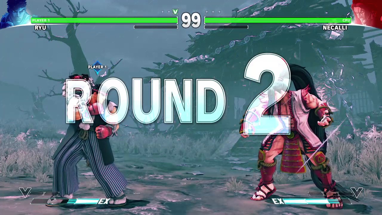 STREET FIGHTER V Ryu vs Necalli