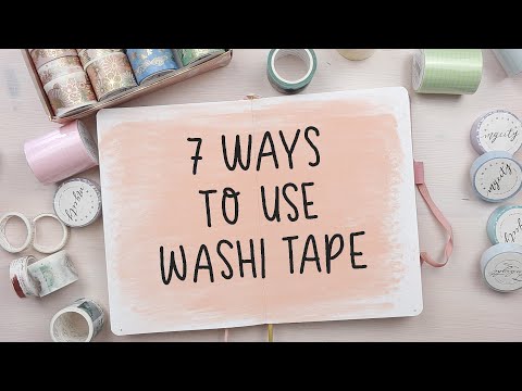 Video: Dekorieren Sie Türen mit Washi Tape