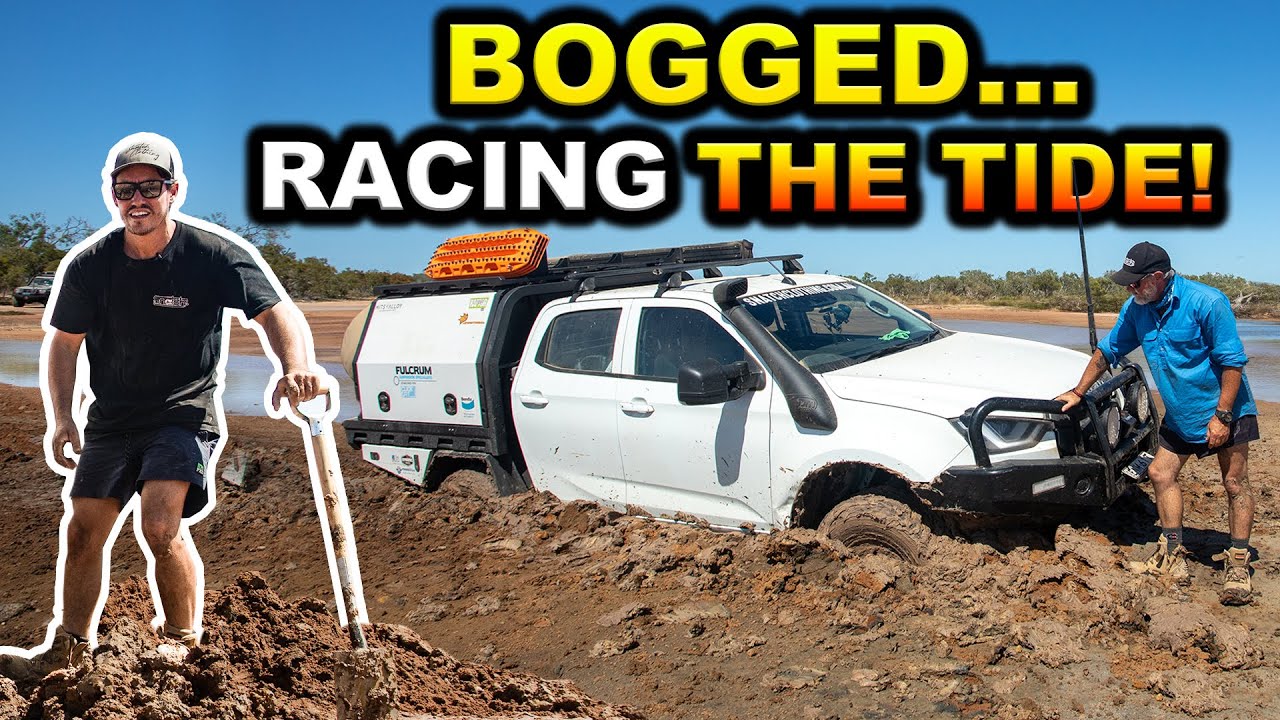 So STUCK we needed 2 winches! 10KM in 3 DAYS to NT Fishing & Camping PARADISE!