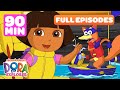 Dora full episodes marathon   4 full episodes  90 minutes  dora the explorer