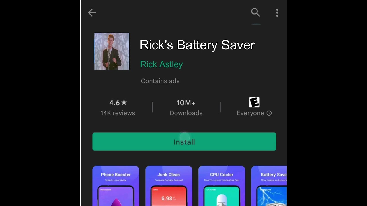 When you download A Battery saver app