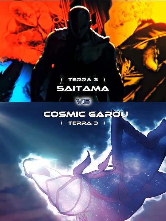 Cosmic Garou Terra 3 vs Saitama Terra 3 (manga animation teaser
