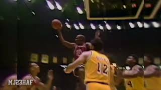 Michael Jordan Shows ALL THE MOVES to Magic and the Lakers! (1991.02.03)