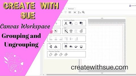 Grouping and Ungrouping in Canvas Workspace #scanncut #canvasworkspace