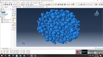 Create a model consist of  powder particles in ABAQUS (Part 3)